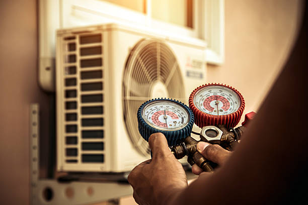 Professional Ductwork Repair technician working in Mount Pleasant, NC